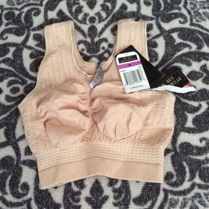 NWT Dr. Rey Shapewear Cropped Singlet Bra Size M